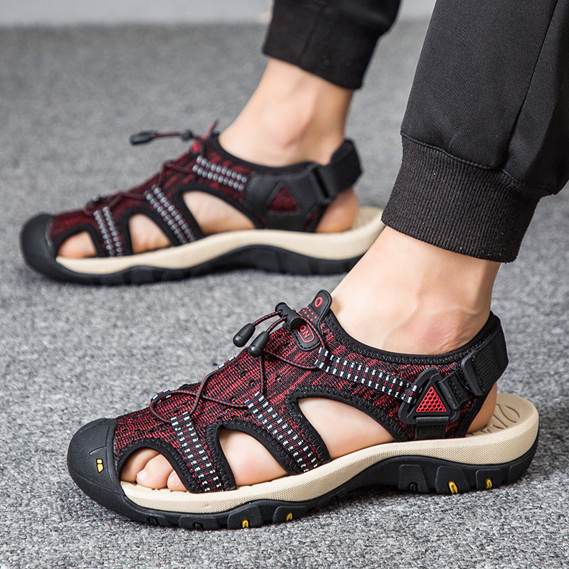 Men's Non-slip Outdoor Baotou Sandals And Slippers - Dazpy