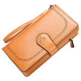 Retro Fashion Zipper Multi-card Coin Purse Ladies Wallet - Dazpy