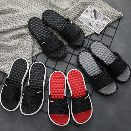 Cross-Border Plus Size 2020 Summer New Men's Home Slippers Indoor And Outdoor Slippers Fashion Trend Home Slippers - Dazpy