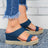 Wedge Heel Casual Sandals Hollow Platform Slippers