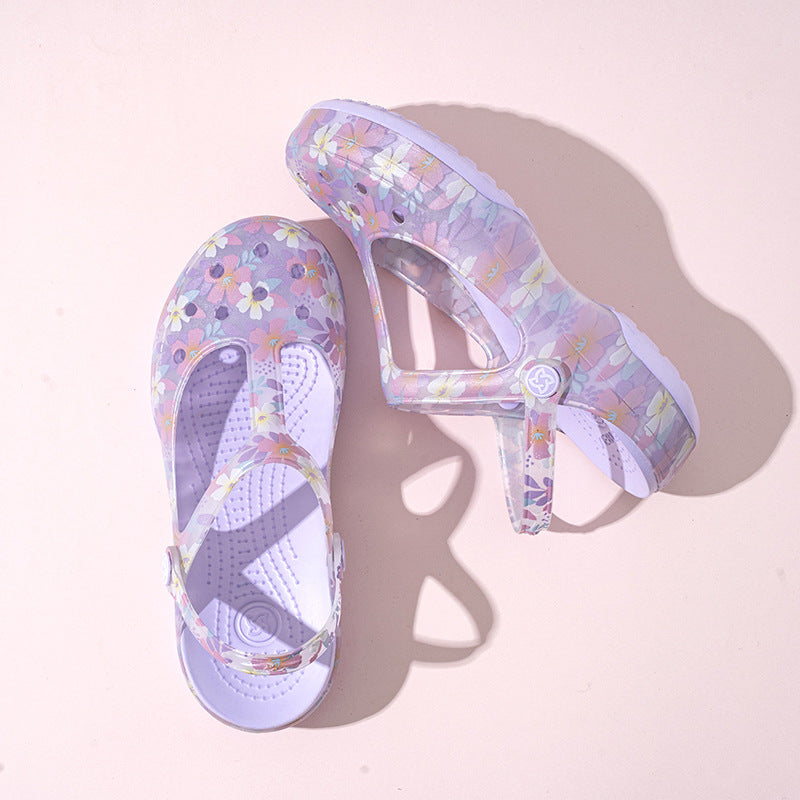 Summer Women's Hole Jelly Beach Sandals - Dazpy