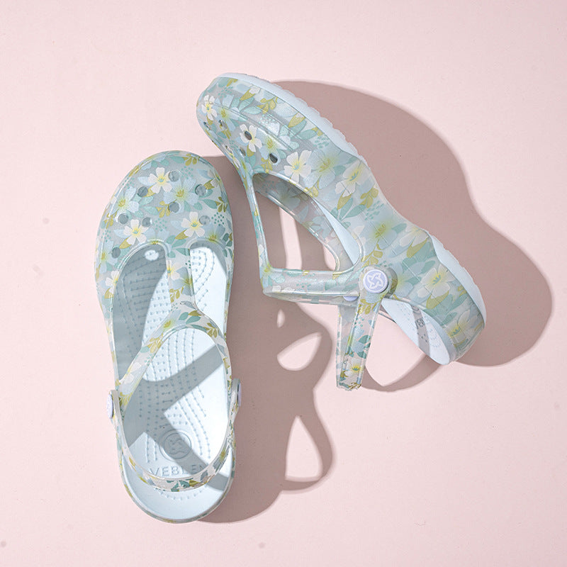 Summer Women's Hole Jelly Beach Sandals - Dazpy