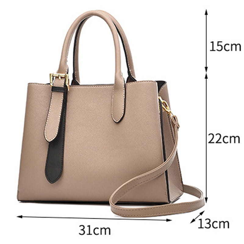 Fashion Casual Solid Color Messenger Handbag - Dazpy