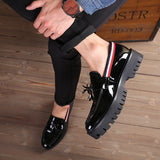 Spring new British style casual men's leather shoes - Dazpy