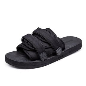 Suitable For Men's Flip Flops Korean Men's And Women's Slippers Couple Beach Shoes Sandals