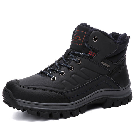 Outdoor Non-slip Boots Men's Warm Shoes Snow Cotton Boots - Dazpy