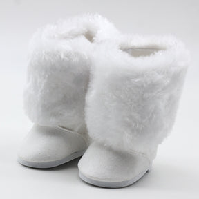 AliExpress Doll Fur Boots 18 Inch American Girl Shoes Factory Direct Snow Cotton Boots In Stock
