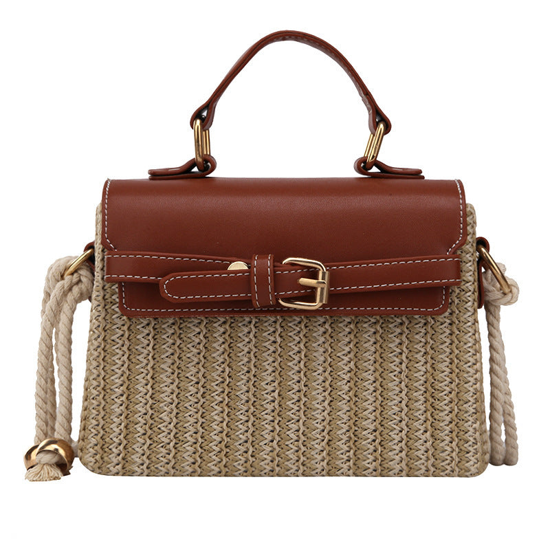 Fashion Box Rattan Women Handbags Wicker - Dazpy