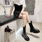 All-match Thick-heeled Thick-soled Mid-tube Boots Boots - Dazpy