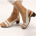 New Thick Soled One Piece Heel Women's Shoes Summer Thick Heel Platform Sandals - Dazpy