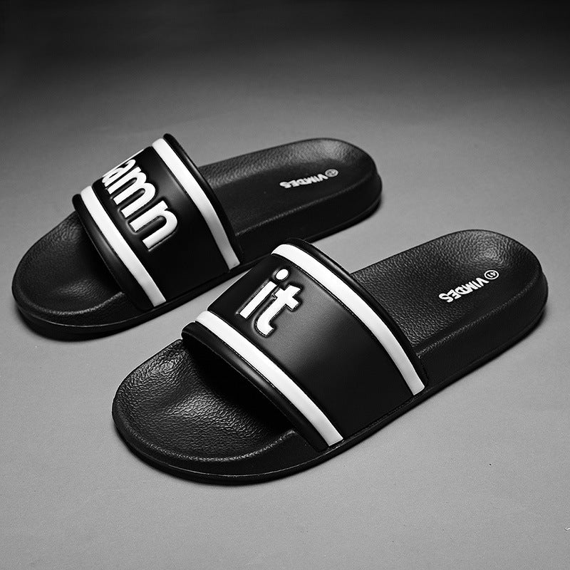 Large Size Slippers Men Wear Flip-Flop Beach Shoes Outdoors - Dazpy