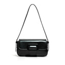 Polly Bag Female Solid Color Underarm Bag Retro Single Shoulder Baguette