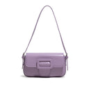 Polly Bag Female Solid Color Underarm Bag Retro Single Shoulder Baguette