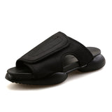 Thick-soled Men's Slip-on Slippers Breathable Thick-soled Increased Beach Slippers - Dazpy