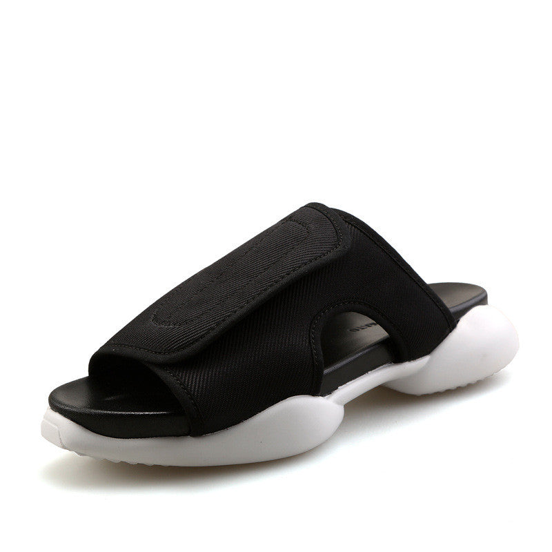 Thick-soled Men's Slip-on Slippers Breathable Thick-soled Increased Beach Slippers - Dazpy