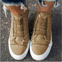 Canvas Shoes Sneakers Large Size Raw Edges
