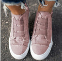 Canvas Shoes Sneakers Large Size Raw Edges