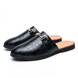 Men'S Slippers, Half-Up Shoes, Men'S Trend, Outer Wear, Half-Up Shoes, Men'S Shoes Without Heels - Dazpy