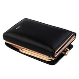 Folding PU Leather Female Coin Purse - Dazpy