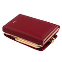Folding PU Leather Female Coin Purse