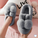 Little White Rabbit Cotton Slippers - Dazpy