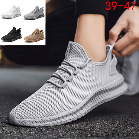 Sports Style Personality Mesh Breathable Fashion Men's Running Shoes - Dazpy