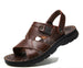 Men'S Slippers New Summer Trend Soft Sole, Old And Middle Aged Dad Wear Dual Use Beach Sandals - Dazpy