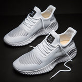 Sports Shoes Men's Flying Thread Knitted Breathable Casual Men's Shoes - Dazpy