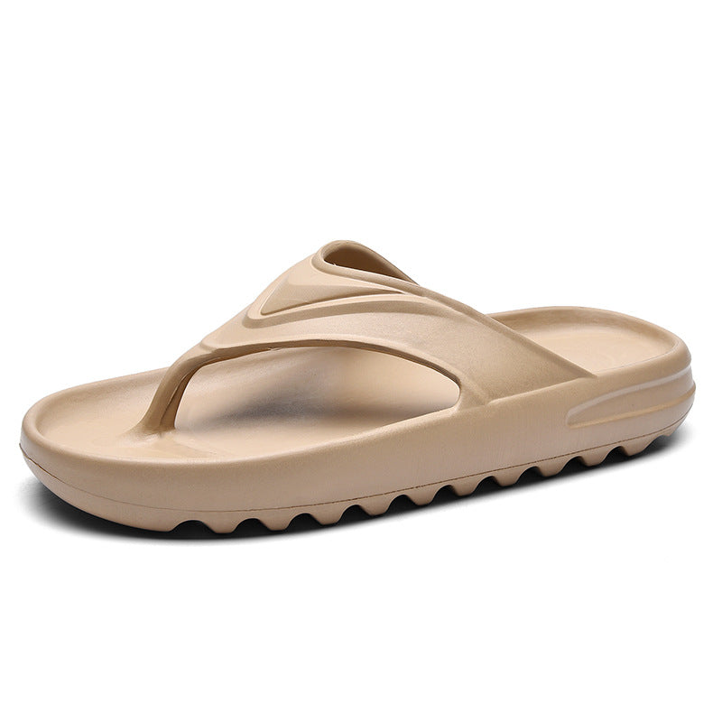 Cross-Border New Coconut Slippers Male Kanye Co-Branded Men'S Flip-Flops Outer Wear Home Casual Platform Beach Shoes - Dazpy