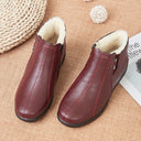 Old Man Cotton Core Soft Bottom And Velvet Warm Boots