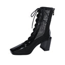 Long Boots Women'S Ins Trendy Breathable Thick Heel Casual But Knee Boots