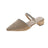 Rhinestone Thick Heel Pointed Toe Wear Semi Drag Mid-heel Fashion Sandals