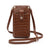 Solid Color One-shoulder Diagonal Mobile Phone Bag