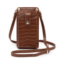 Solid Color One-shoulder Diagonal Mobile Phone Bag