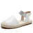 Soft soled Straw Woven Plus Size Shoes, One-legged Lazy Sandals