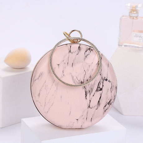 Marble Pattern Portable Cosmetic Bag - Dazpy