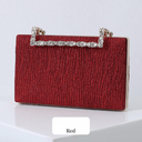 Pleated evening bag