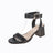 Studded Roman Sandals Women's Word Belt Black Thick Heel High Heels Women