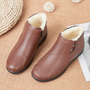 Old Man Cotton Core Soft Bottom And Velvet Warm Boots