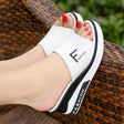 2021 New Wedge Heel Mid-Heel Slippers Women - Dazpy