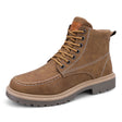 All-match British Style Desert Tooling Leather Boots - Dazpy