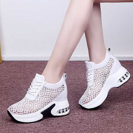 Sports Style Casual Single Shoes Women's Hollow Breathable System - Dazpy