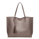 Handbag Soft Leather Bucket Bag Casual Shoulder Messenger Bag