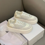 Casual Board Shoes, Muffin, Thick Soled Small White Shoes, Women'S Heightening Dwarf, Street Gump Sports Bread Shoes - Dazpy