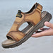 Cowhide Plus Size Outdoor Sports Men's Sandals - Dazpy