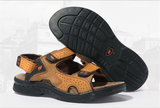 High-Quality Leather Sandals for Men - Perfect for Outdoor Leisure Activities - Dazpy