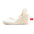 Women'S Soil Sandals New Lace-Up High-Heeled Straw Woven Wedge Sandals With Straps
