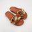 European And American Fashion Gold Chain Slippers