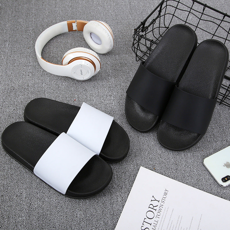 Shoes for Men Slippers Summer Home Slippers Men Black White Fashion Brand Men Shoes Non-slip Slides Men Luxury Designers Slides - Dazpy