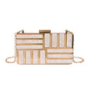 Ladies Square Bag Acrylic Clutch